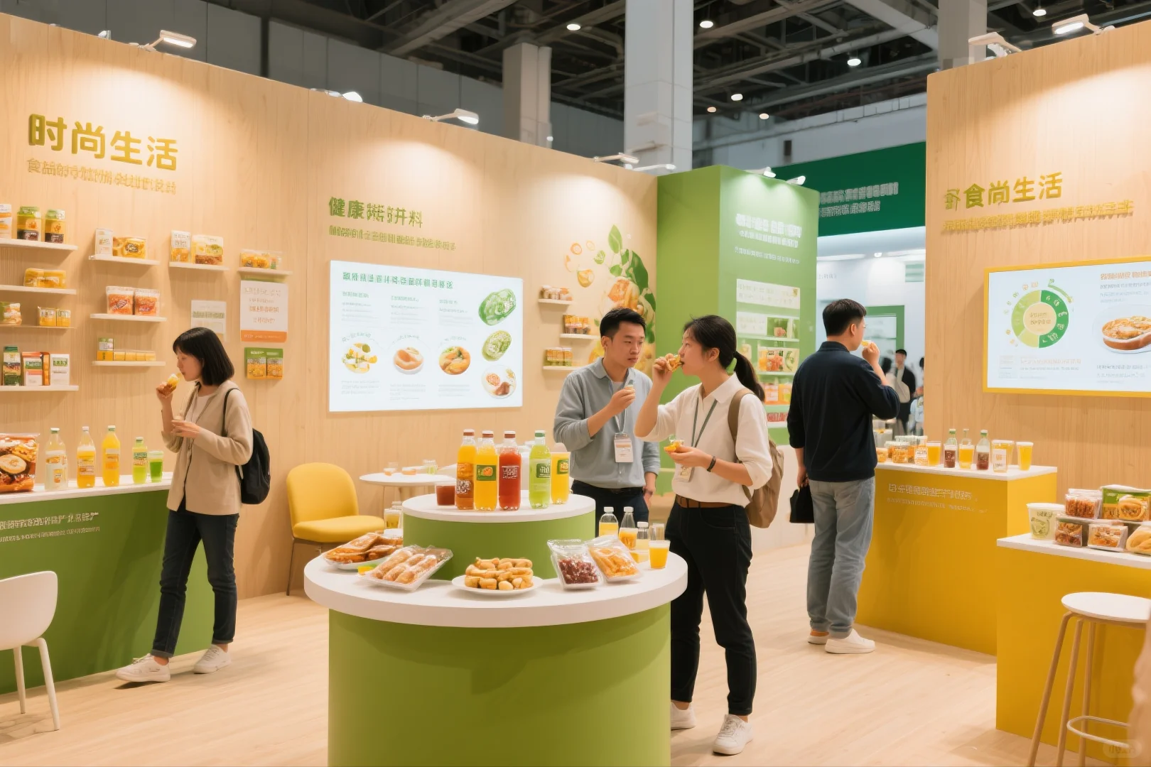 069｜AI-100套展台案例｜食品与饮料行业