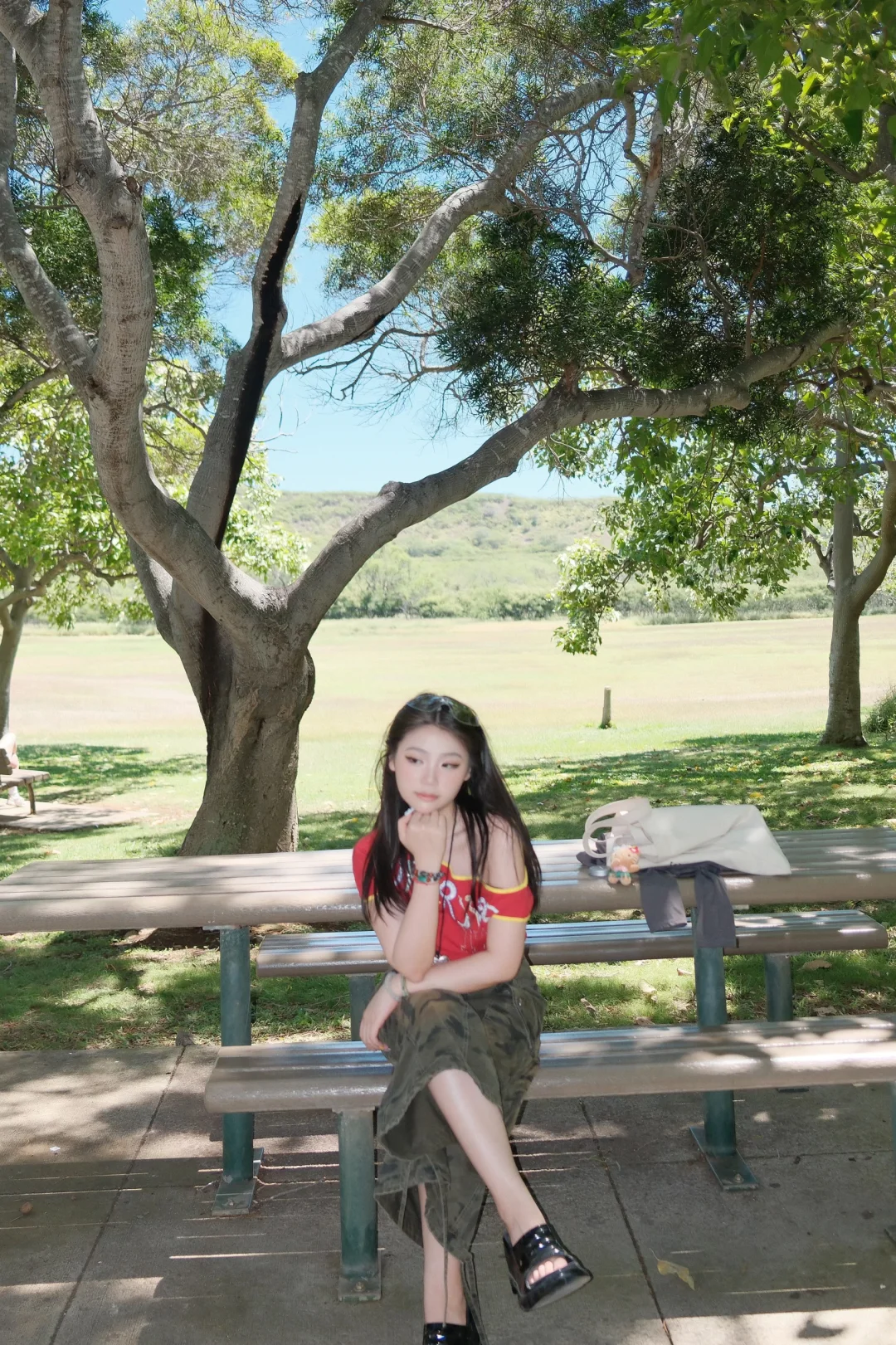 My ruby Hawaii?? 【夏威夷红色系穿搭】