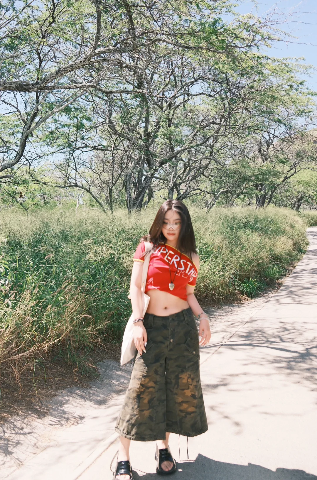 My ruby Hawaii?? 【夏威夷红色系穿搭】