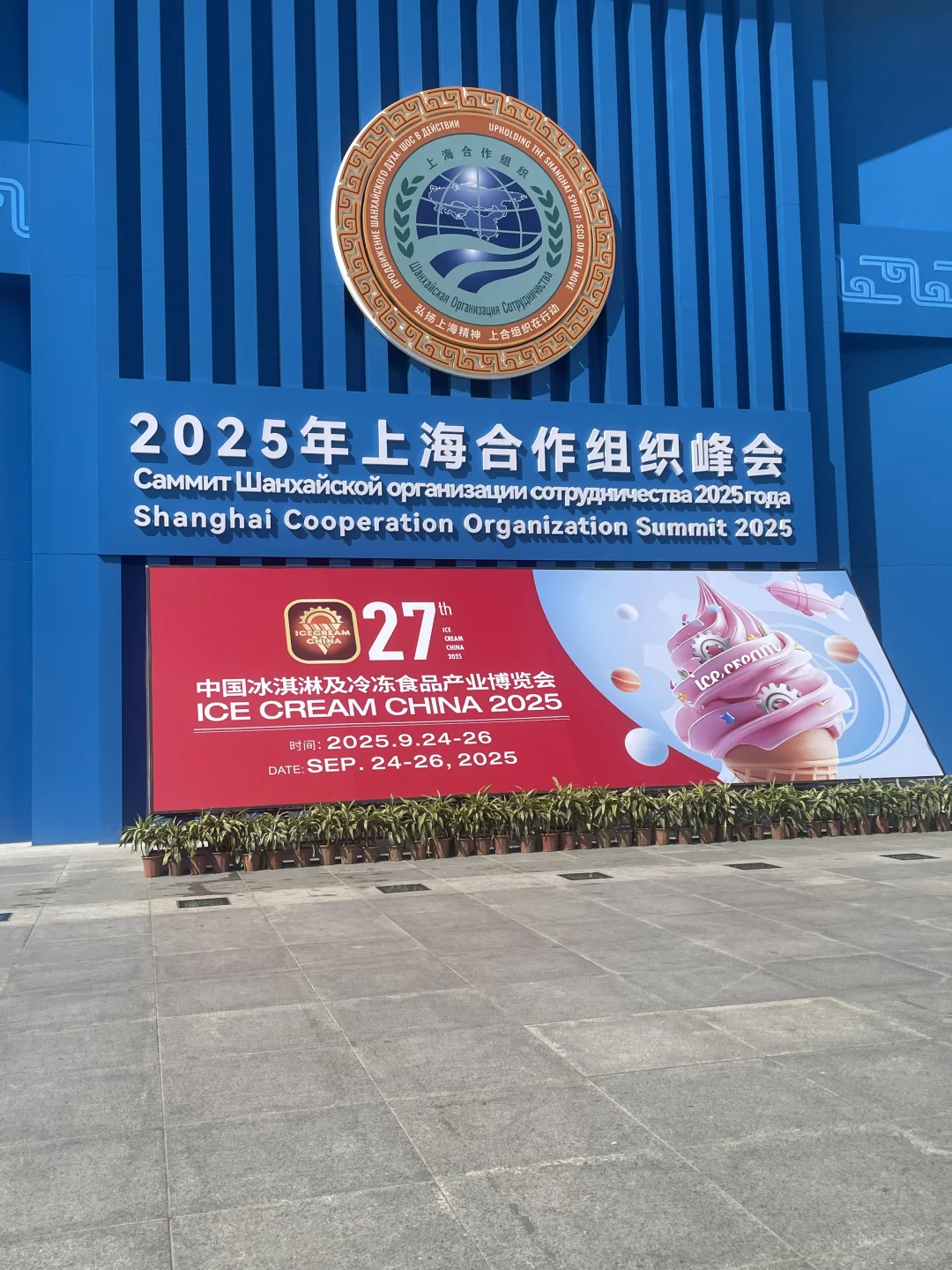 天津梅江会展中心 冰淇淋展 也是吃上了