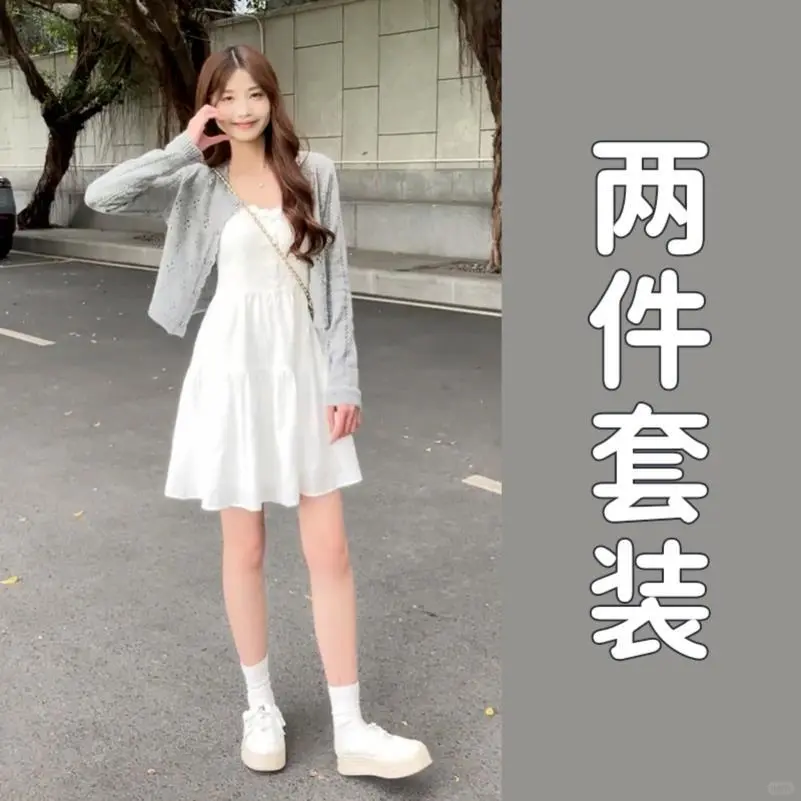 ?白裙爆单！小个子海边穿搭太绝了