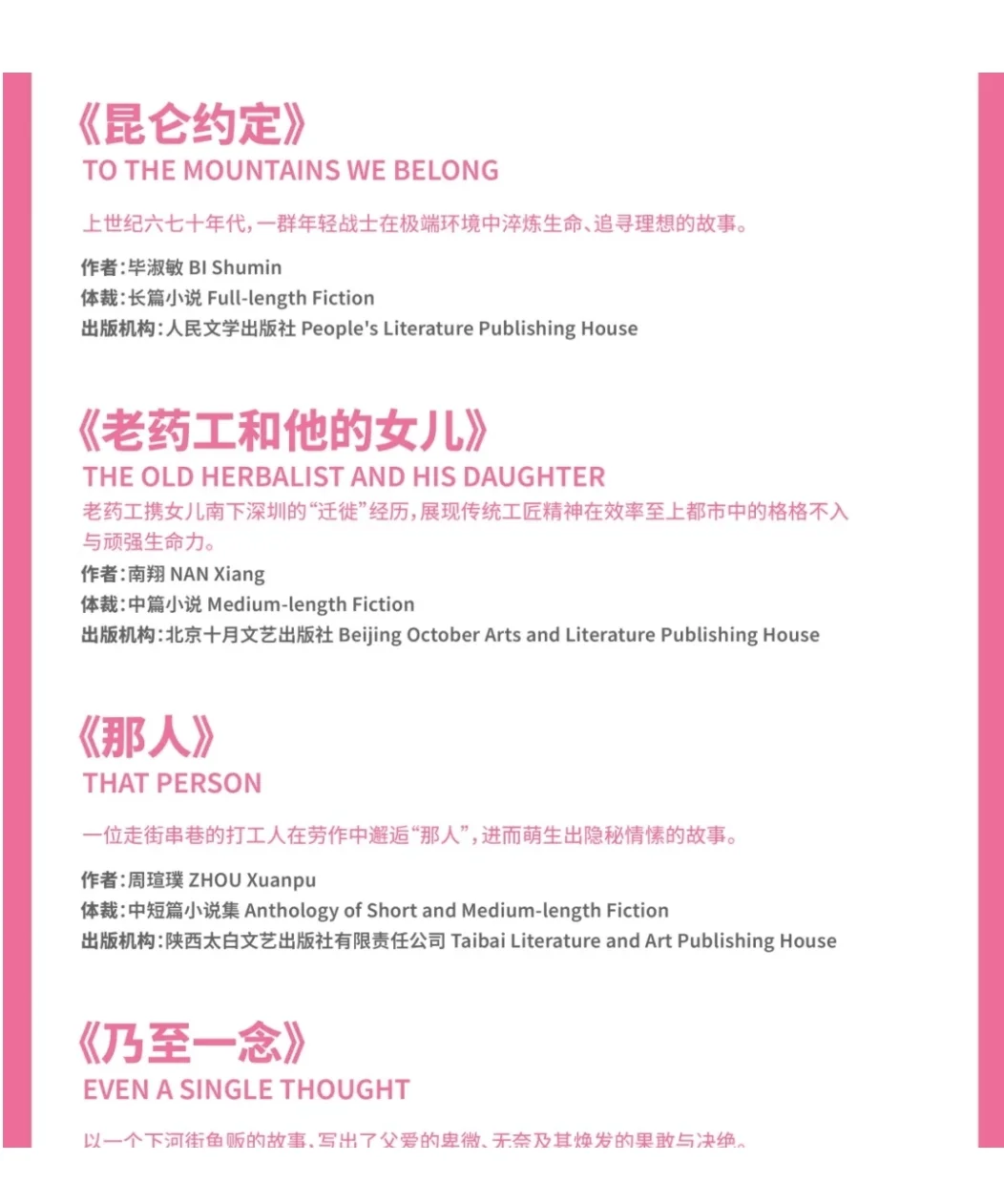 15部文学作品入围第九届平遥国际电影展