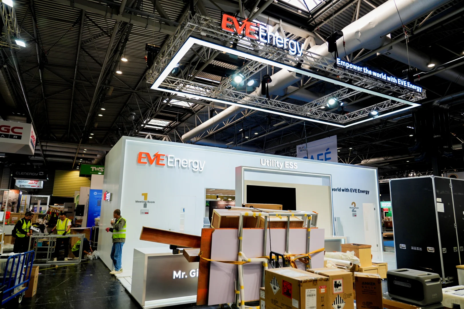 探展|2025伯明翰能源展搭建现场