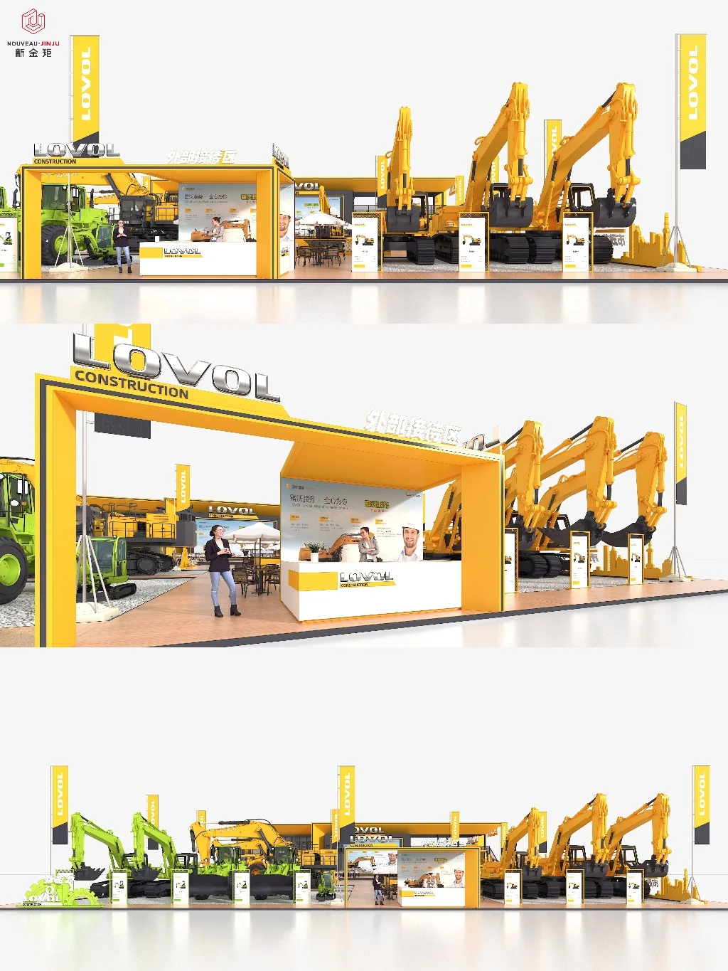 宝马展|分享一套酷飒的硬核工业展台