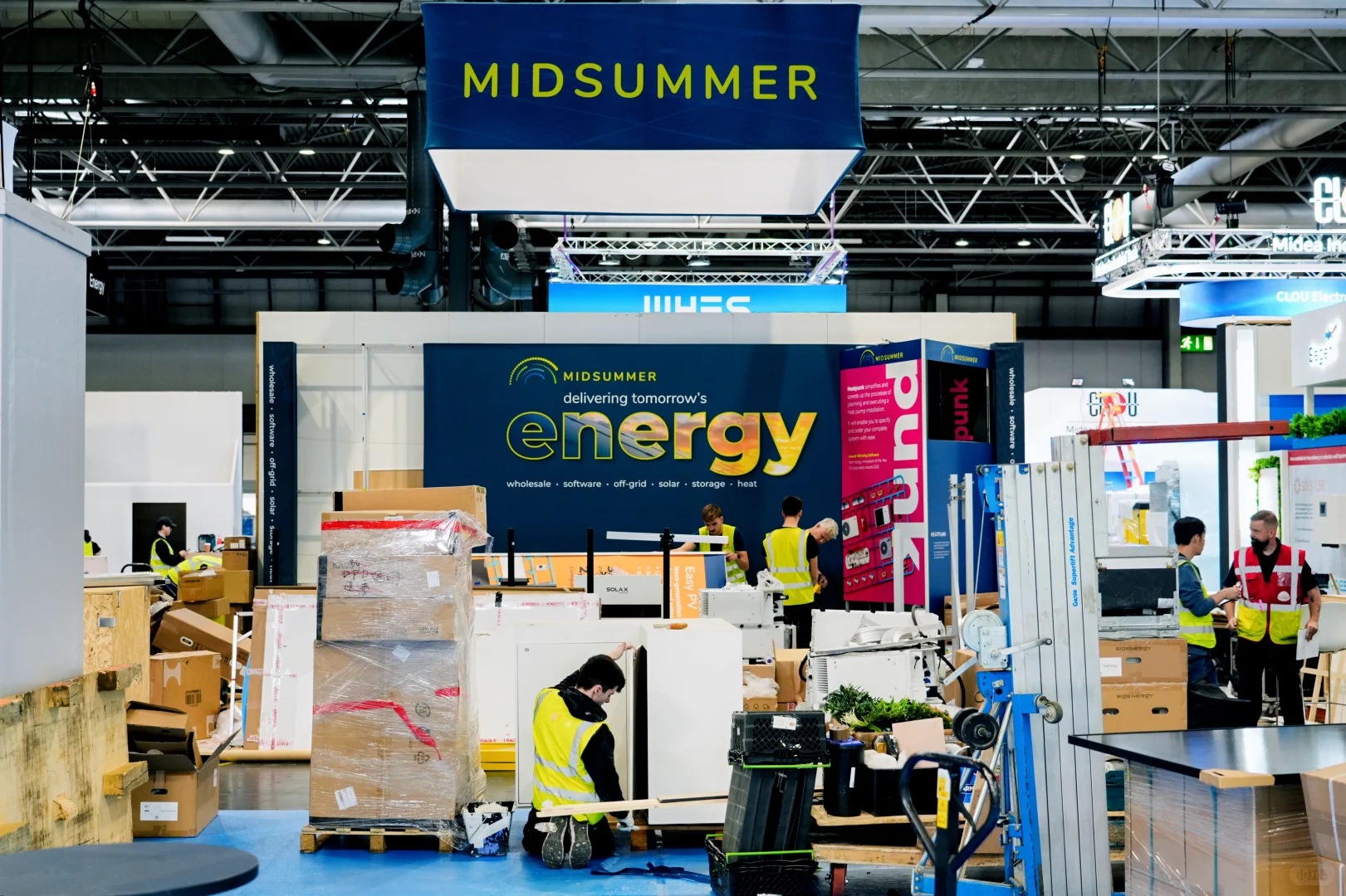 探展|2025伯明翰能源展搭建现场