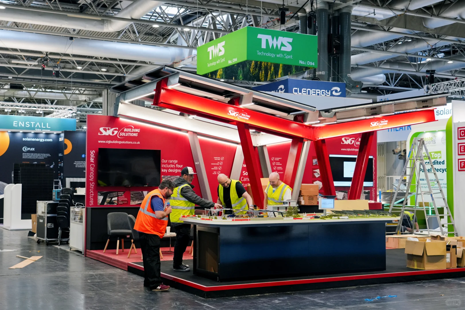 探展|2025伯明翰能源展搭建现场