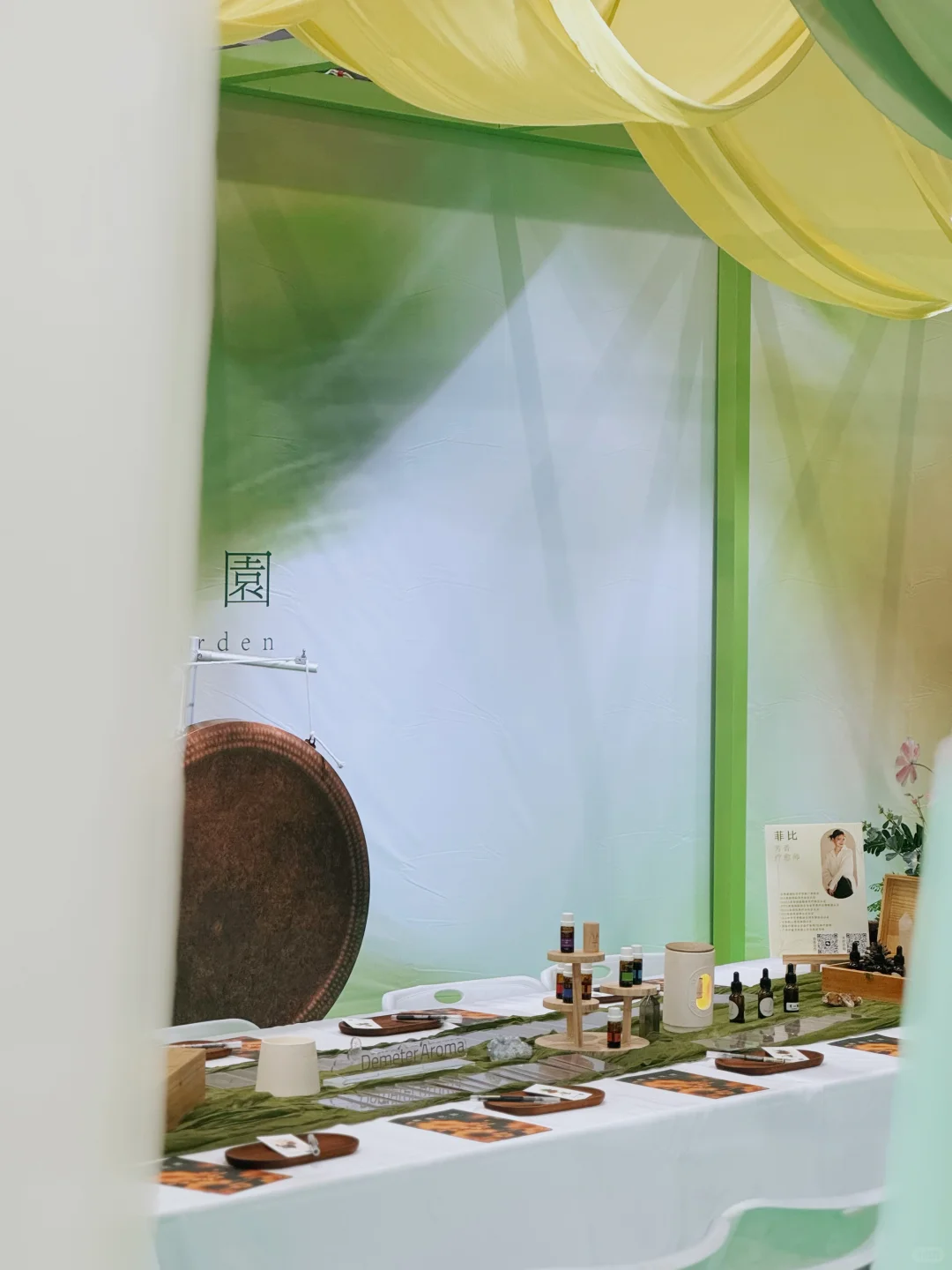 那天，我們在廣州療癒展裡種下一座治癒花園