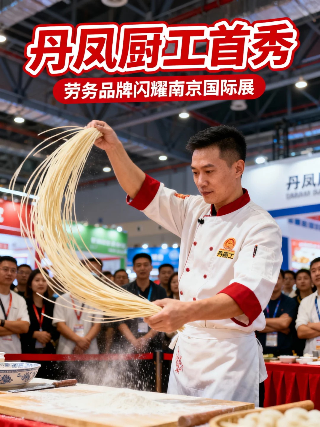 丹凤厨工首秀金陵 劳务品牌闪耀南京国际展