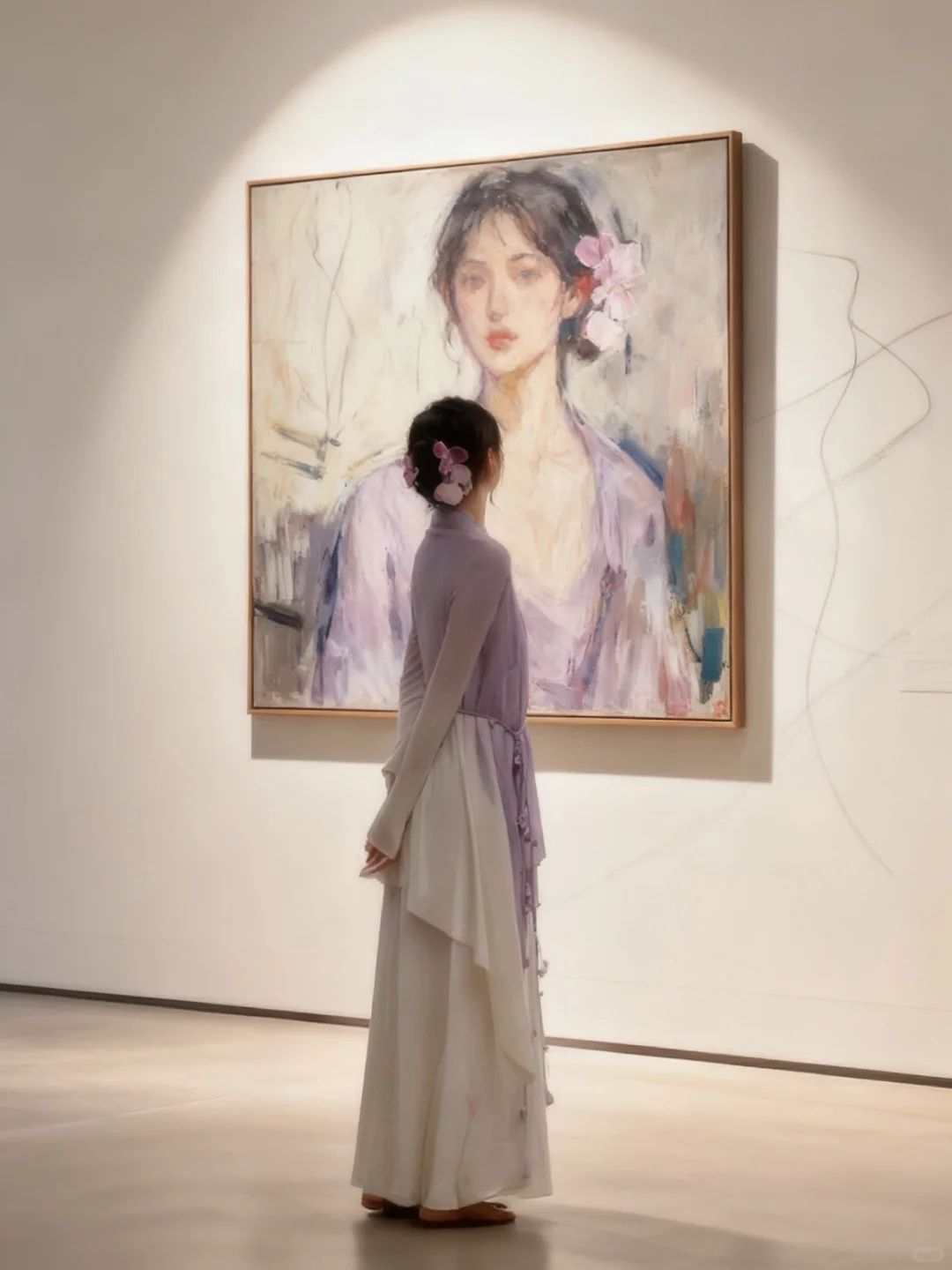 我和我的画中人?️