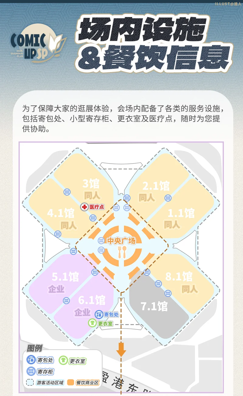 【CP2025SP】场内设施&餐饮分布?️
