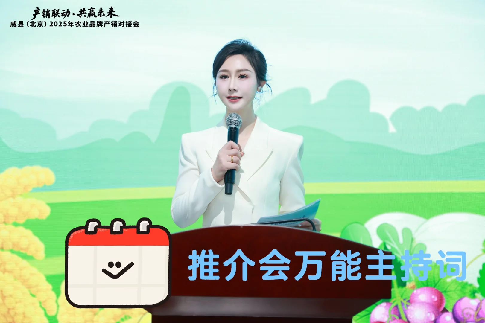 快来码住！！万能主持词——农产品推介会
