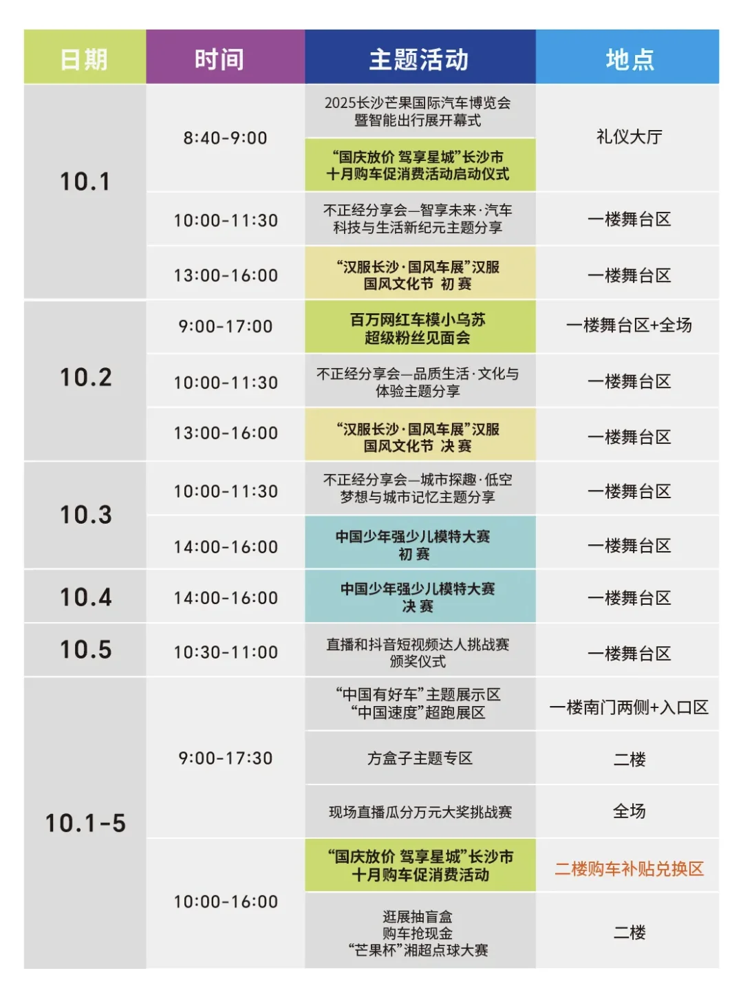 2025长沙芒果国际车展攻略来啦！优惠门票