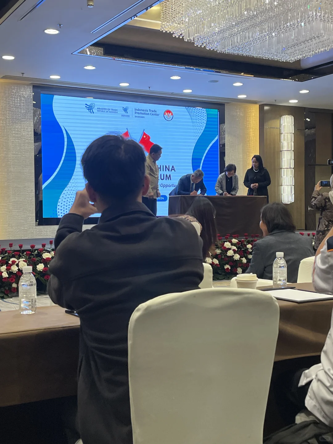 小小民办二本英专生勇闯印尼商务洽谈会！！