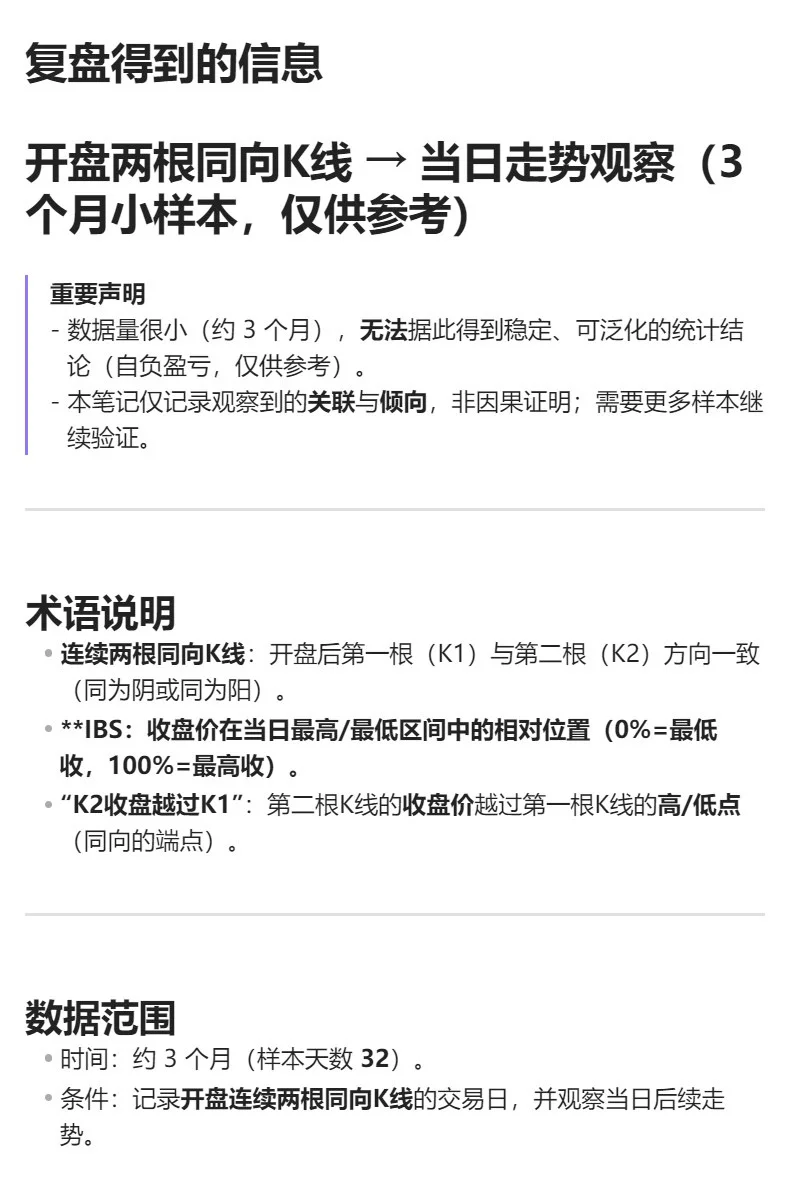 开盘K线预示着当日接下来的走势？