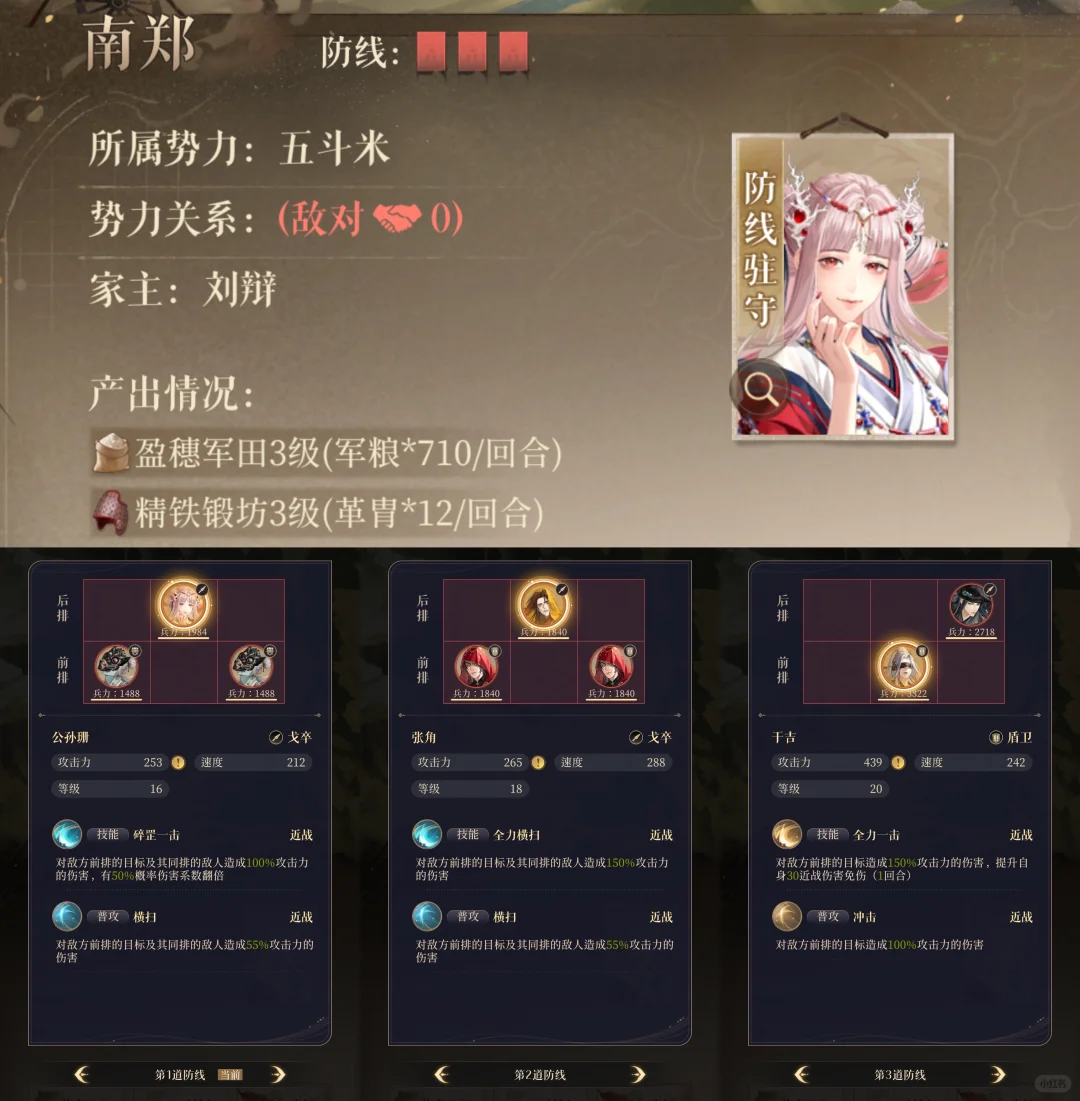 朝歌之战密探用品和进攻顺序