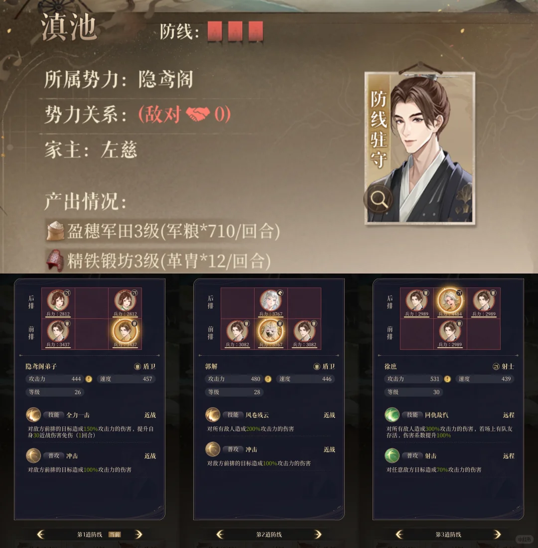 朝歌之战密探用品和进攻顺序