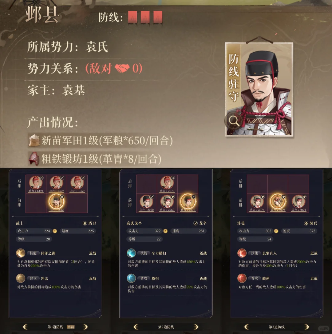 朝歌之战密探用品和进攻顺序