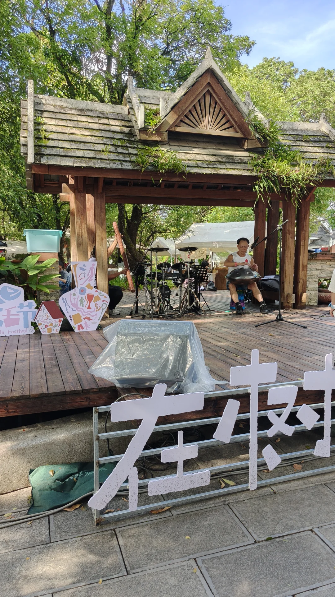 西双版纳花卉园集市·在树下(蓝湖超出片)