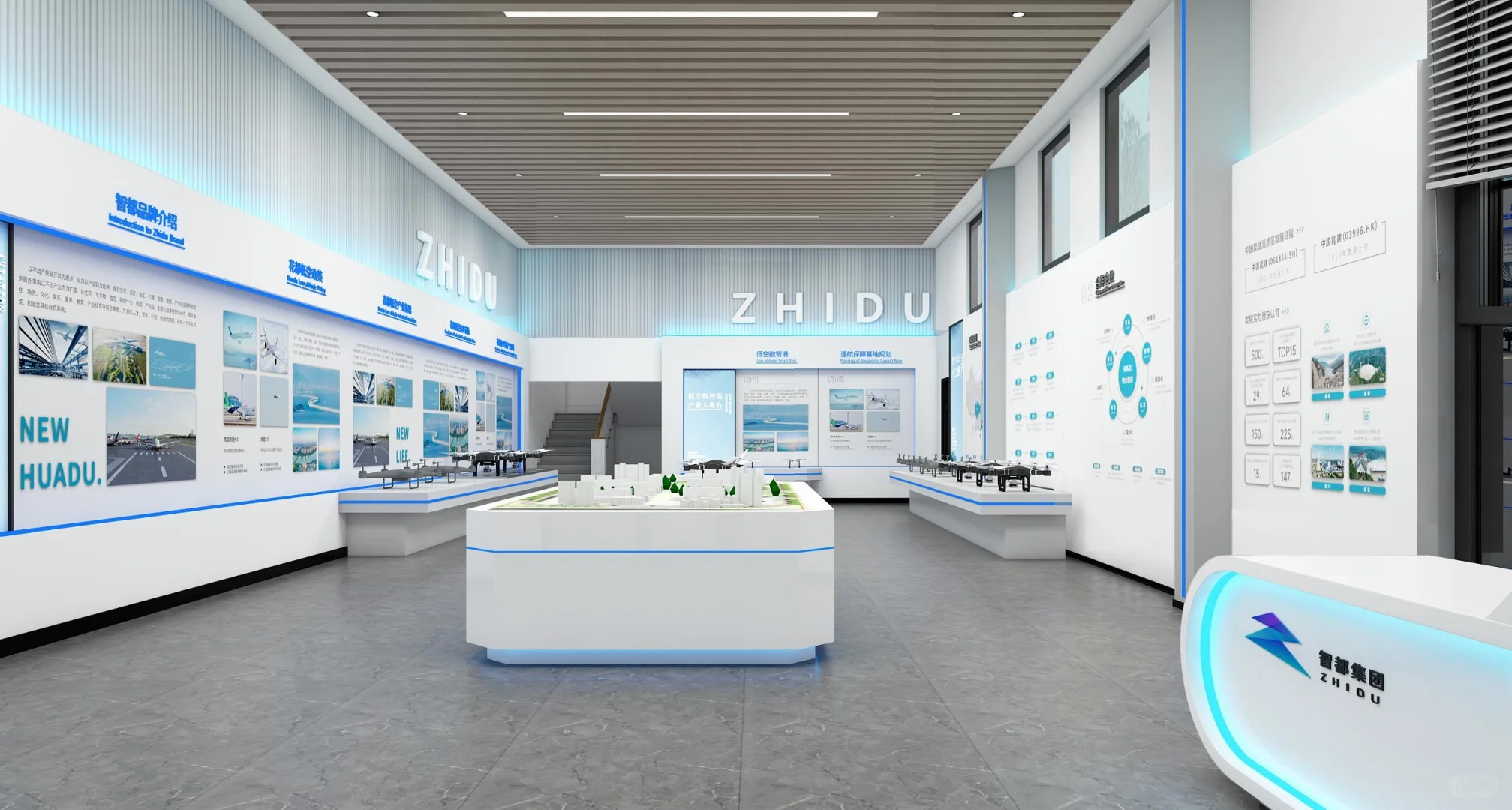 这……有点好看耶～展厅设计～