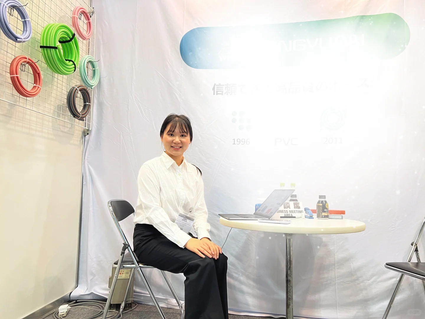 去Gardex展会做翻译啦