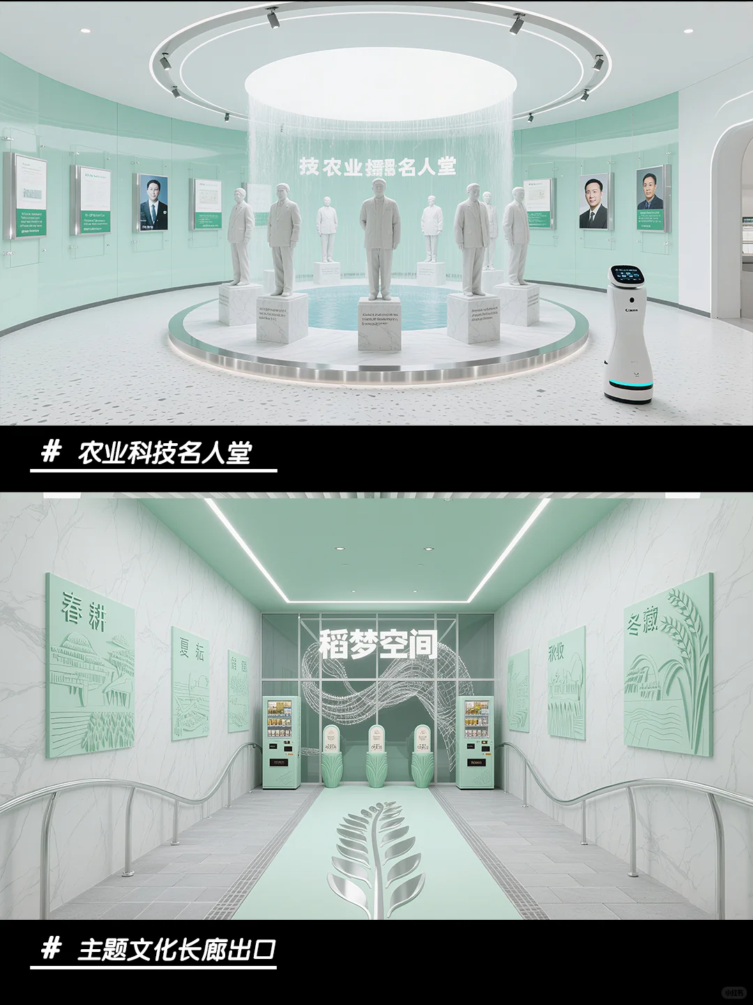 青禾织梦的稻空间～ 风动稻穗摇