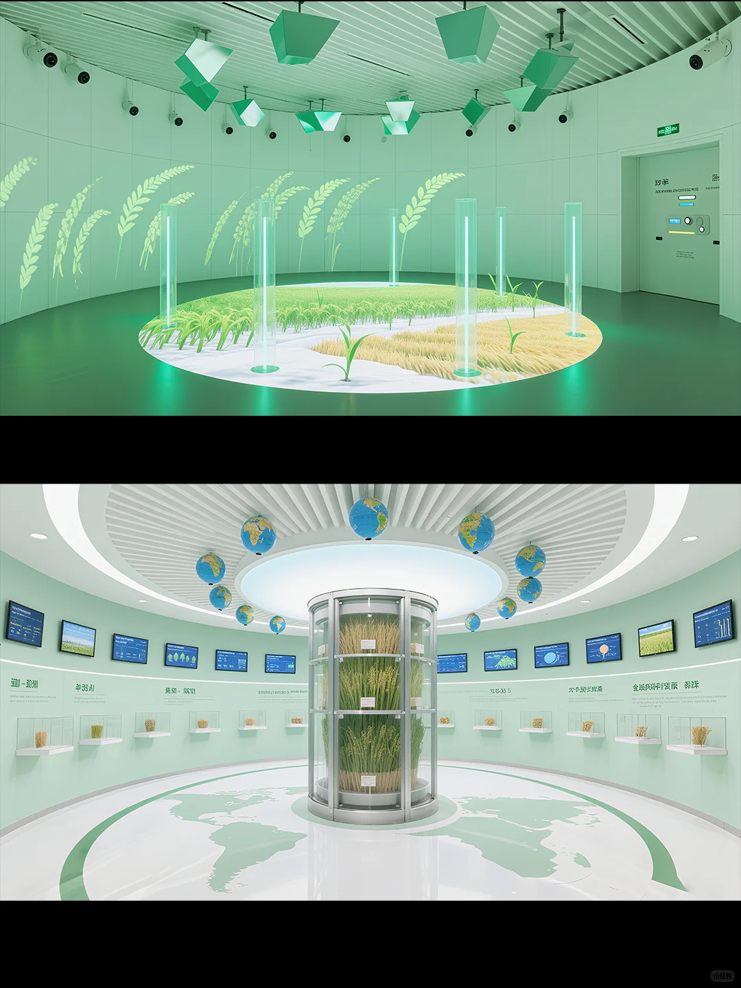 青禾织梦的稻空间～ 风动稻穗摇