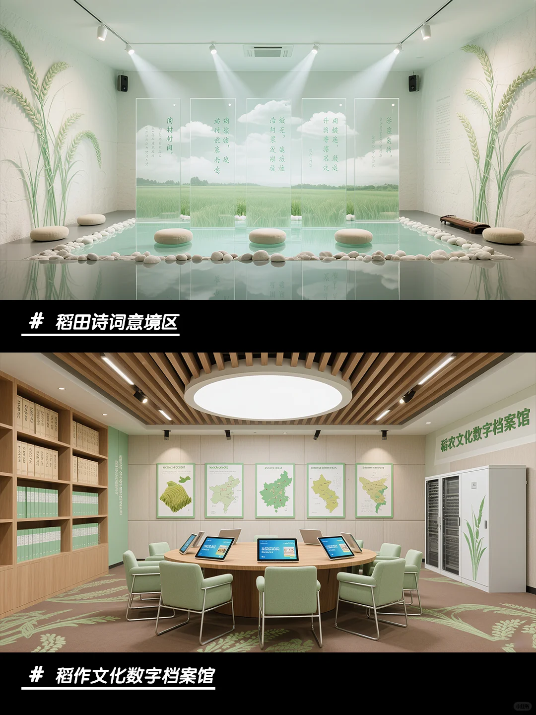 青禾织梦的稻空间～ 风动稻穗摇