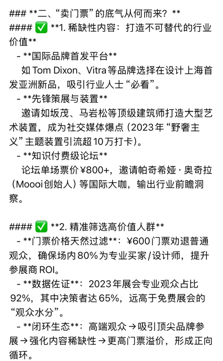 你会买票去看设计上海吗？