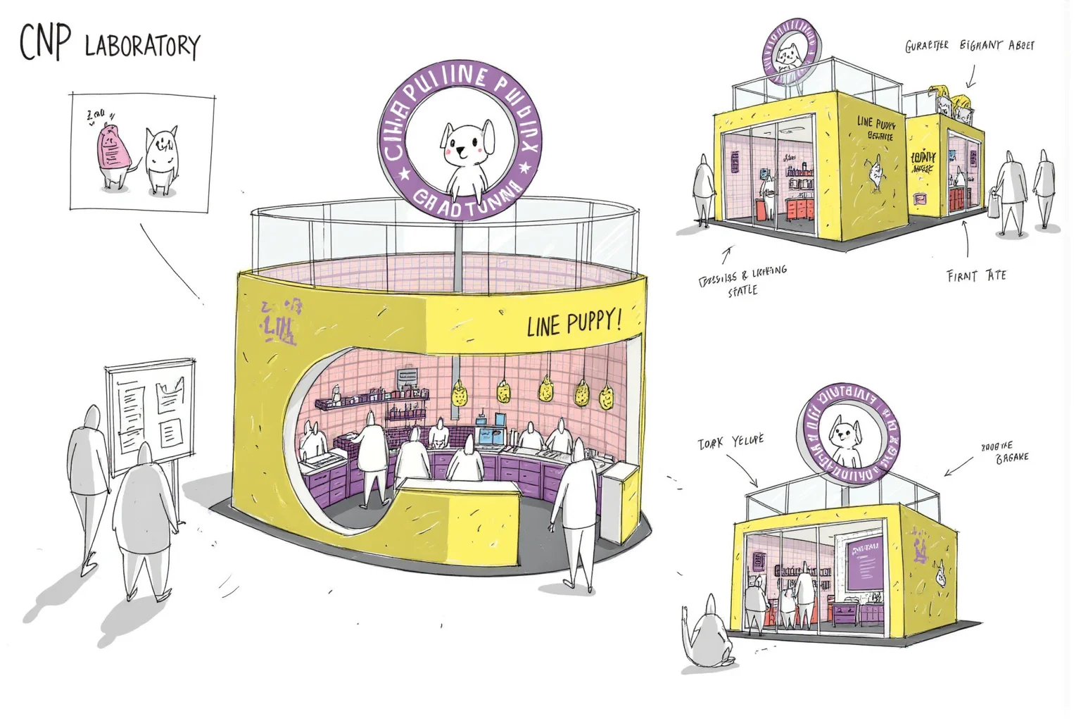 【零曦AIGC】亚宠展，宠物展台，打卡点方案