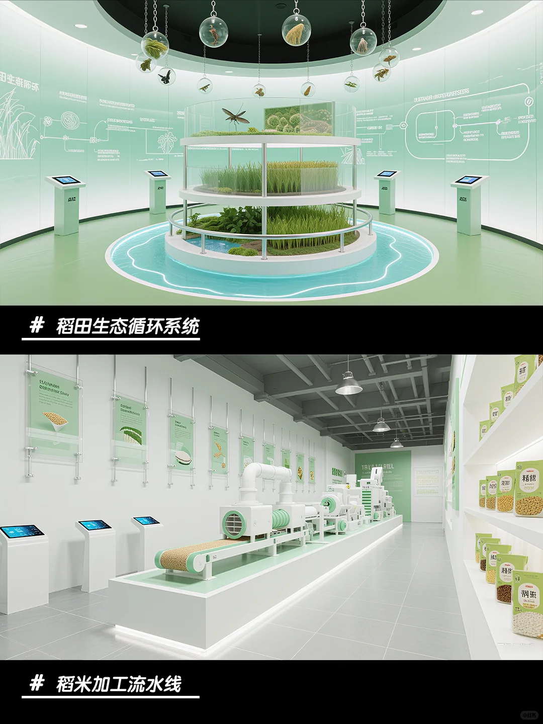 青禾织梦的稻空间～ 风动稻穗摇