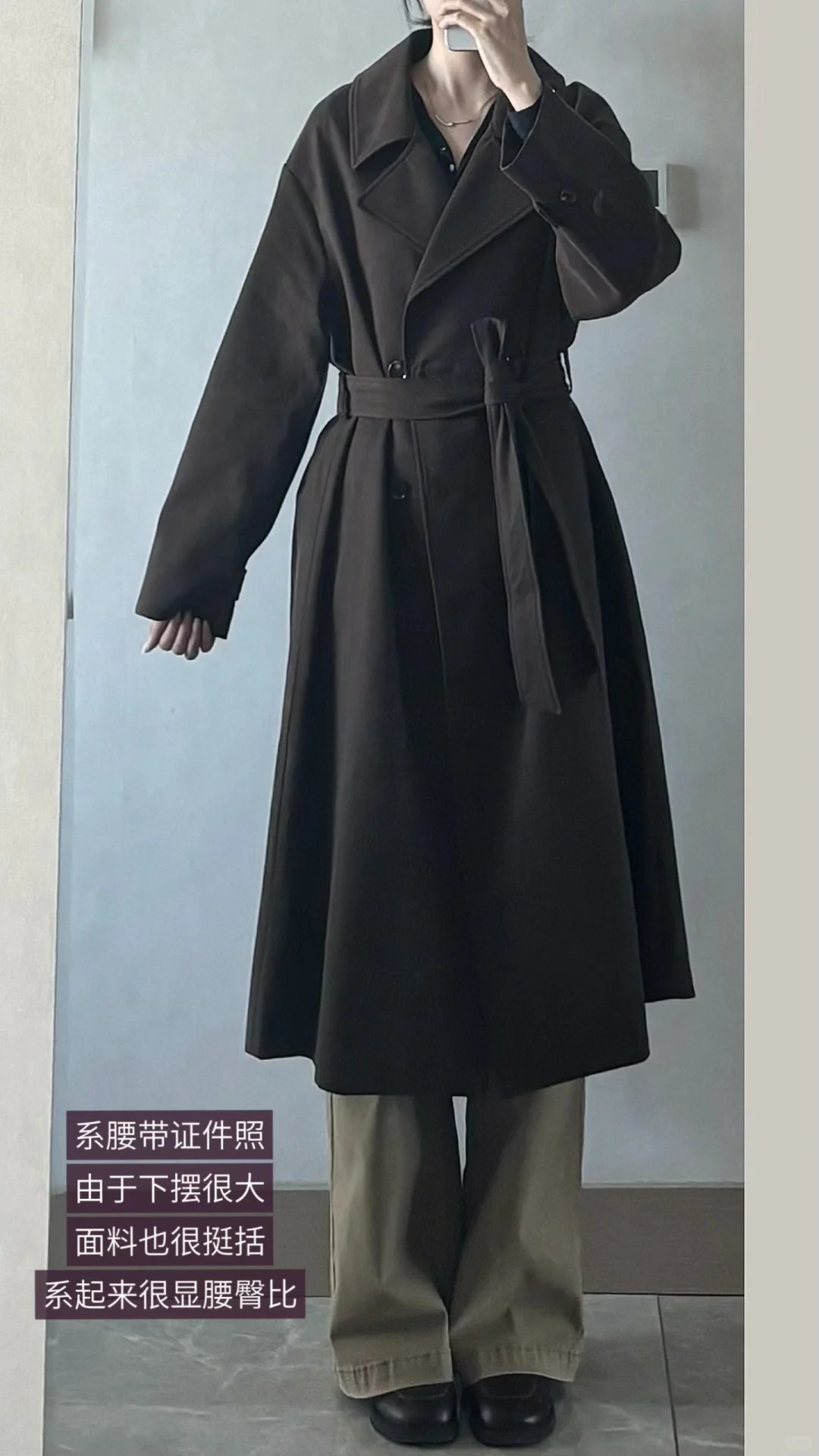 团购反馈｜猪猪团双排扣长风衣