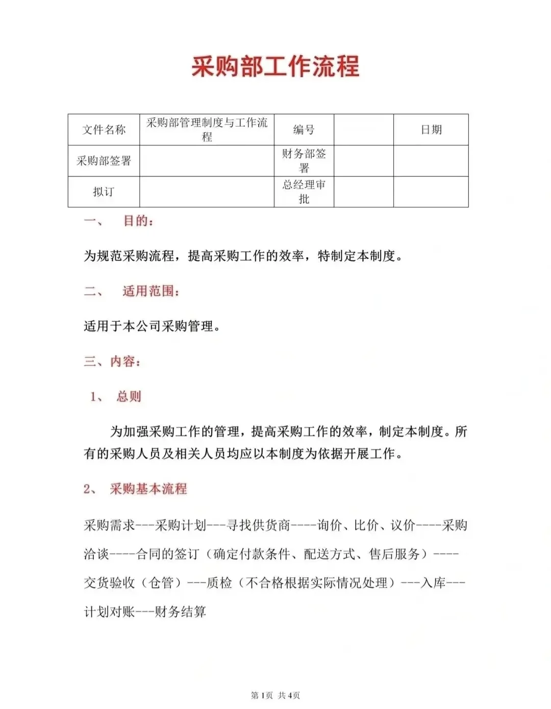 采购工作流程~建议新手收藏