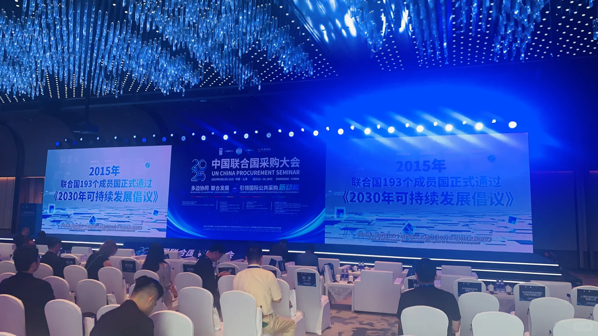 带领团队参加联合国采购大会