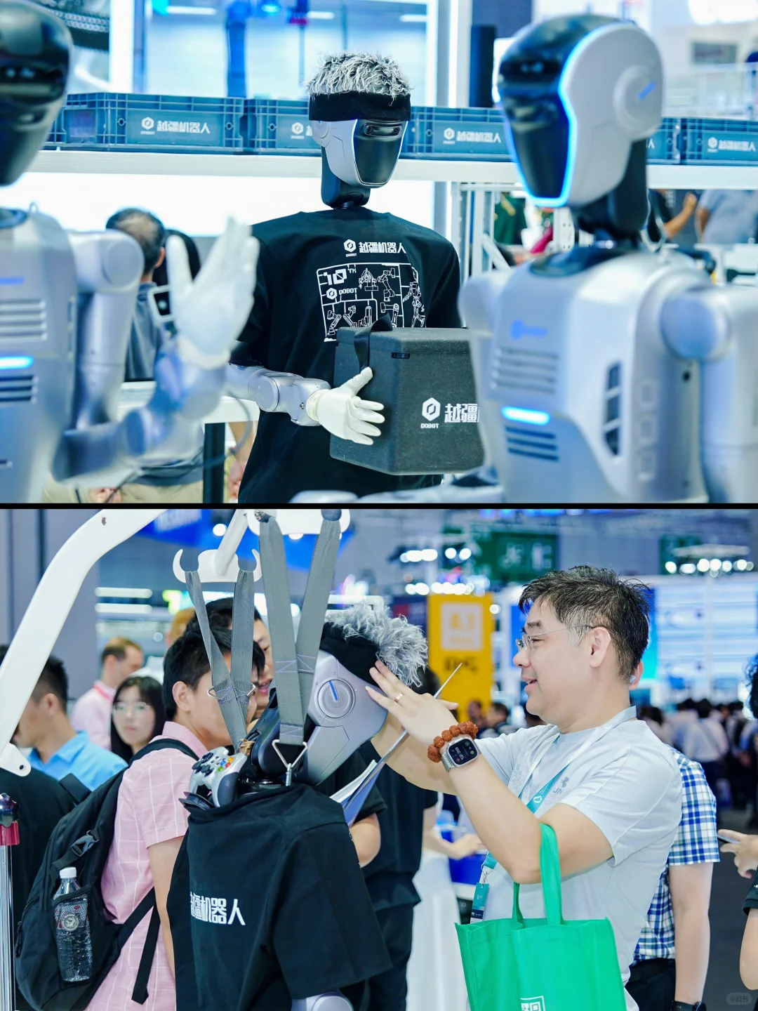 打卡工博会第一天｜到处都是机器人啊?