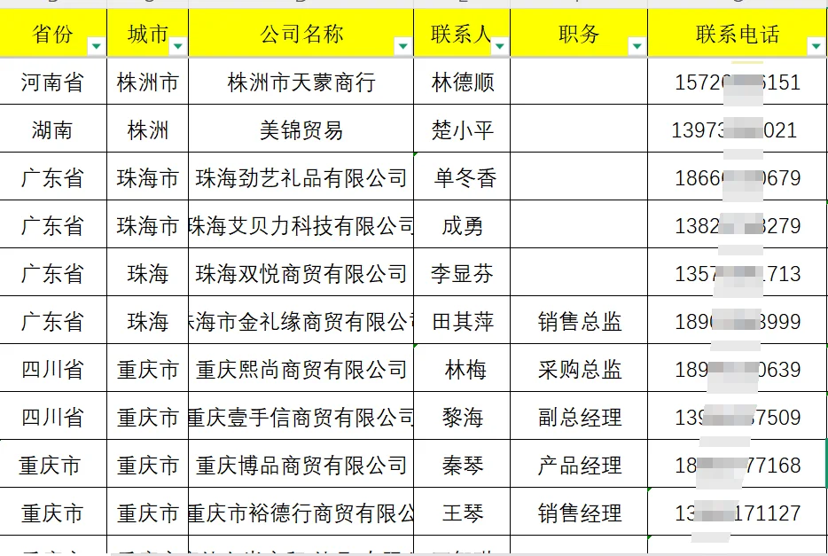 607.礼品展客户500+