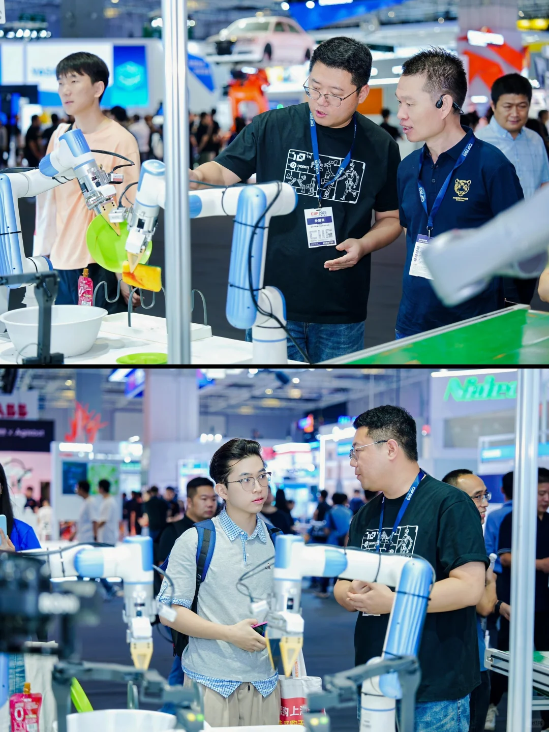 打卡工博会第一天｜到处都是机器人啊?