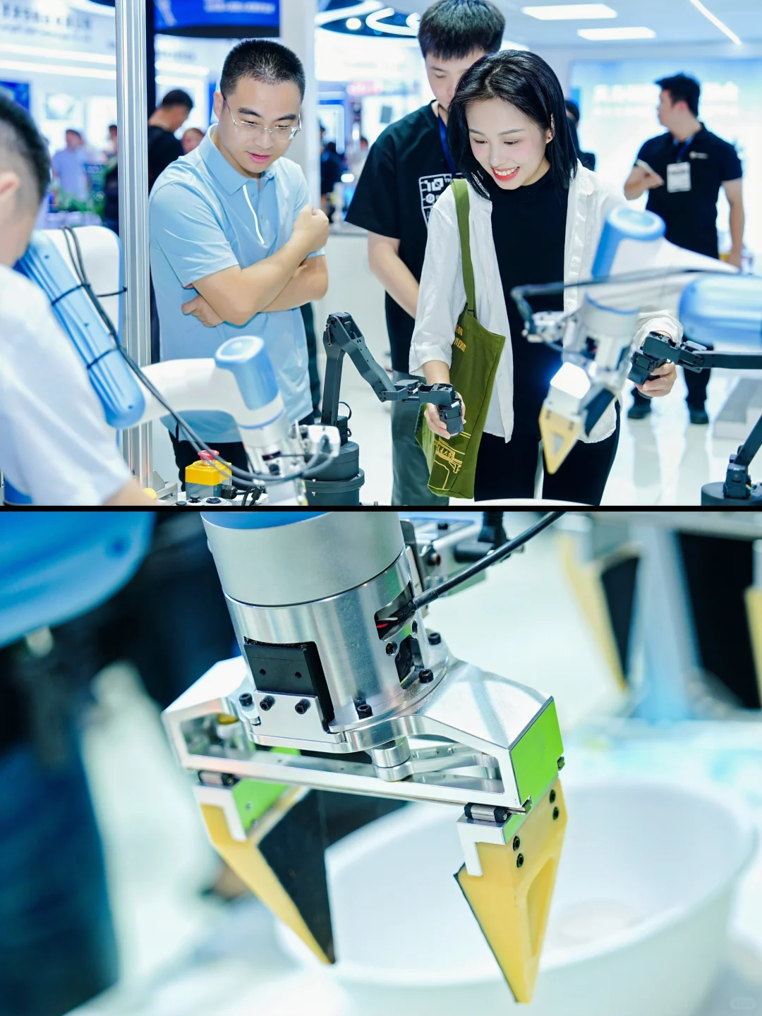 打卡工博会第一天｜到处都是机器人啊?