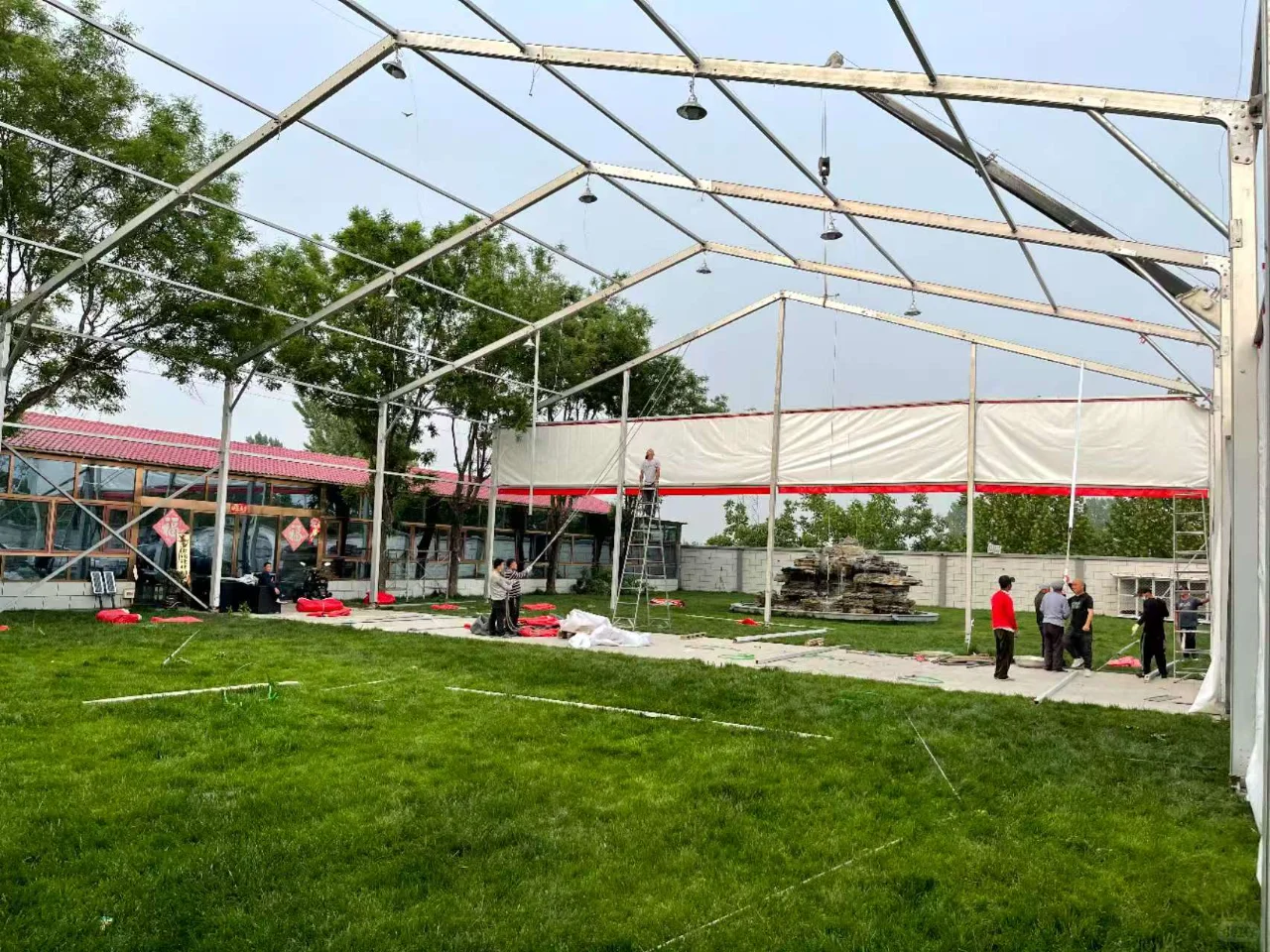 庙会集市展会用篷房大小摊位