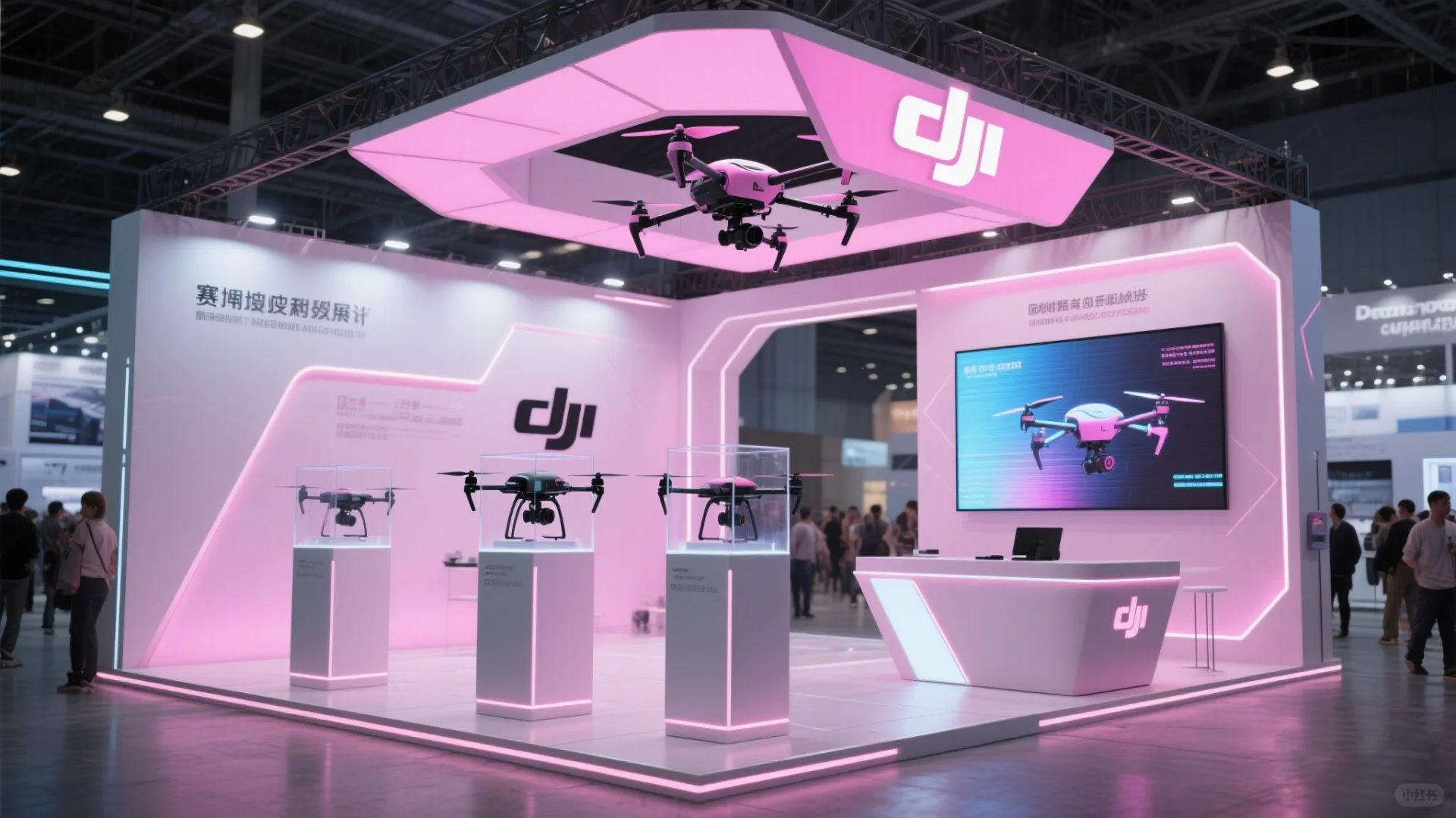 AIGC | 大疆无人机展概念设计