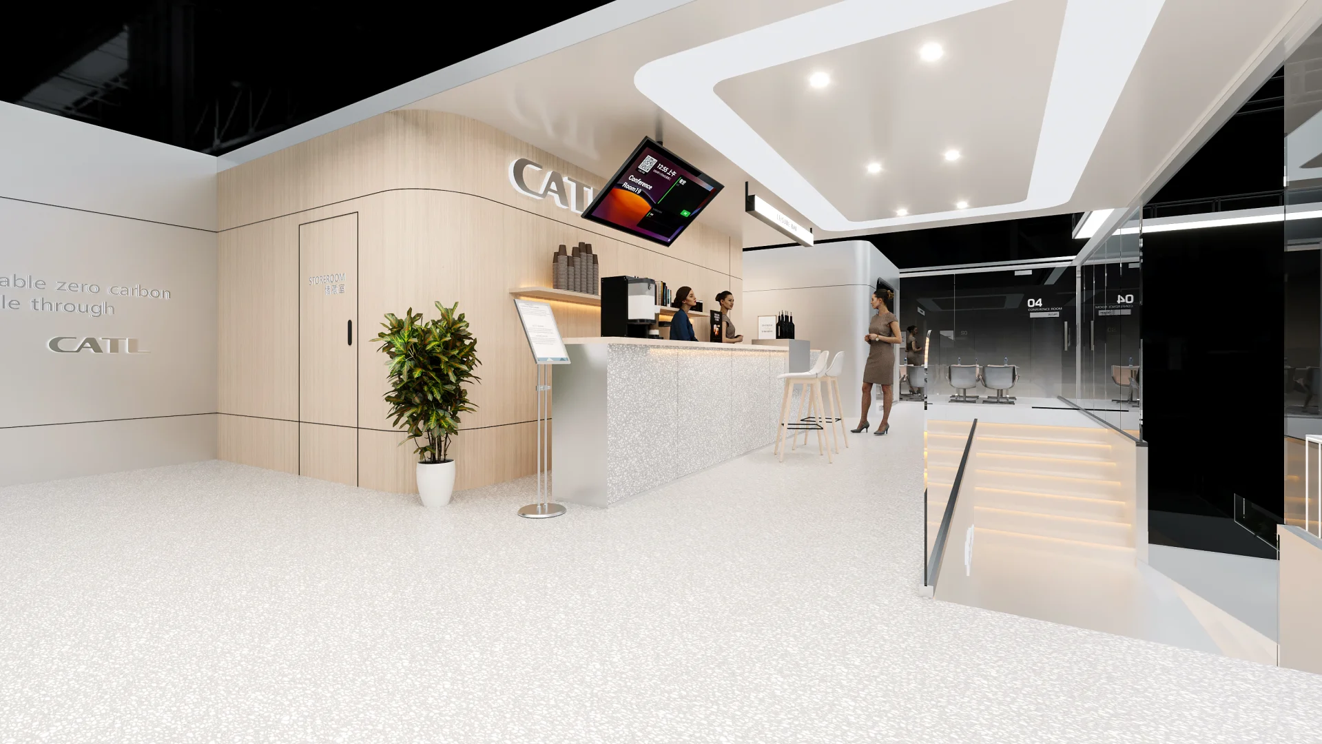 展台设计：宁德时代 CATL