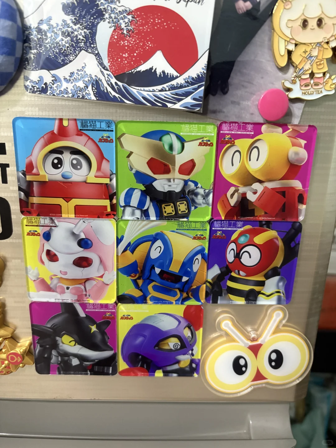 WF展橘猫工业打卡的冰箱贴真的太爱了✨