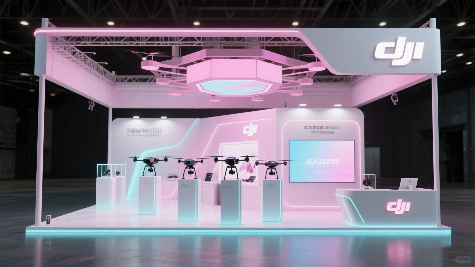 AIGC | 大疆无人机展概念设计