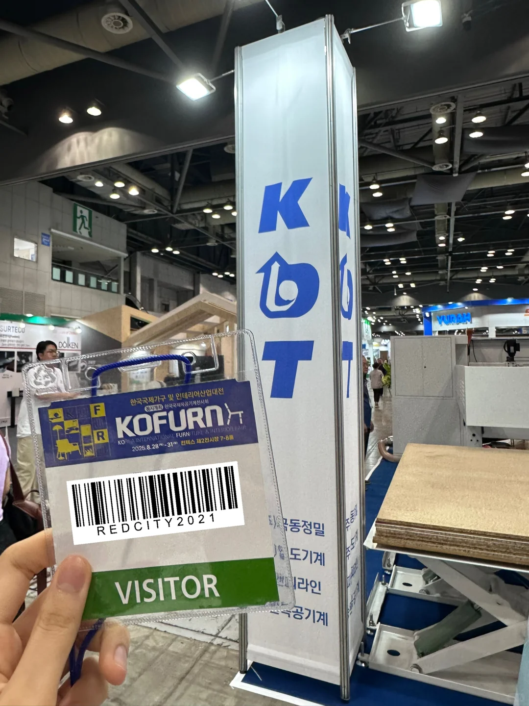 ??韩国家具器械展会翻译日常