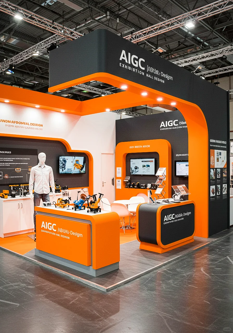 ?展位展台设计 | 高能科技感工业展台设计