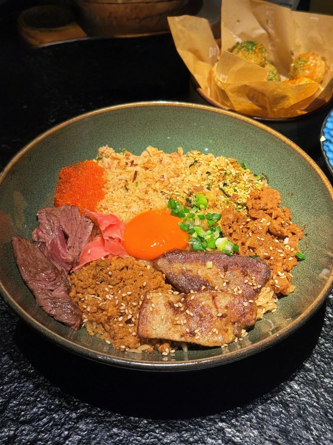 南京排队王必吃❗185享鹅肝拌饭+野松菌板肉