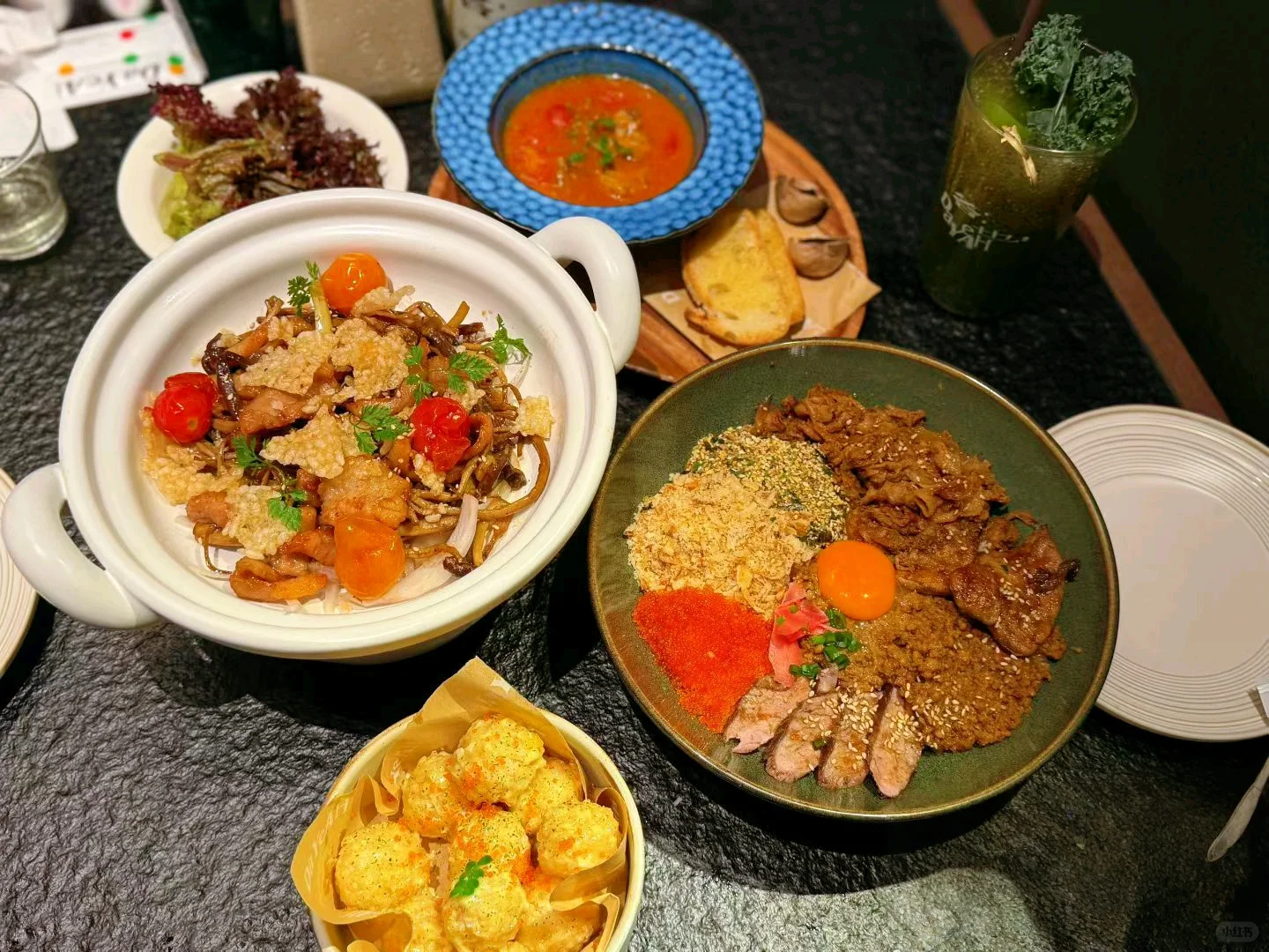 南京排队王必吃❗185享鹅肝拌饭+野松菌板肉