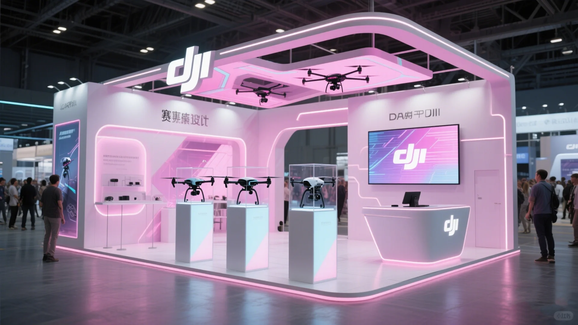 AIGC | 大疆无人机展概念设计