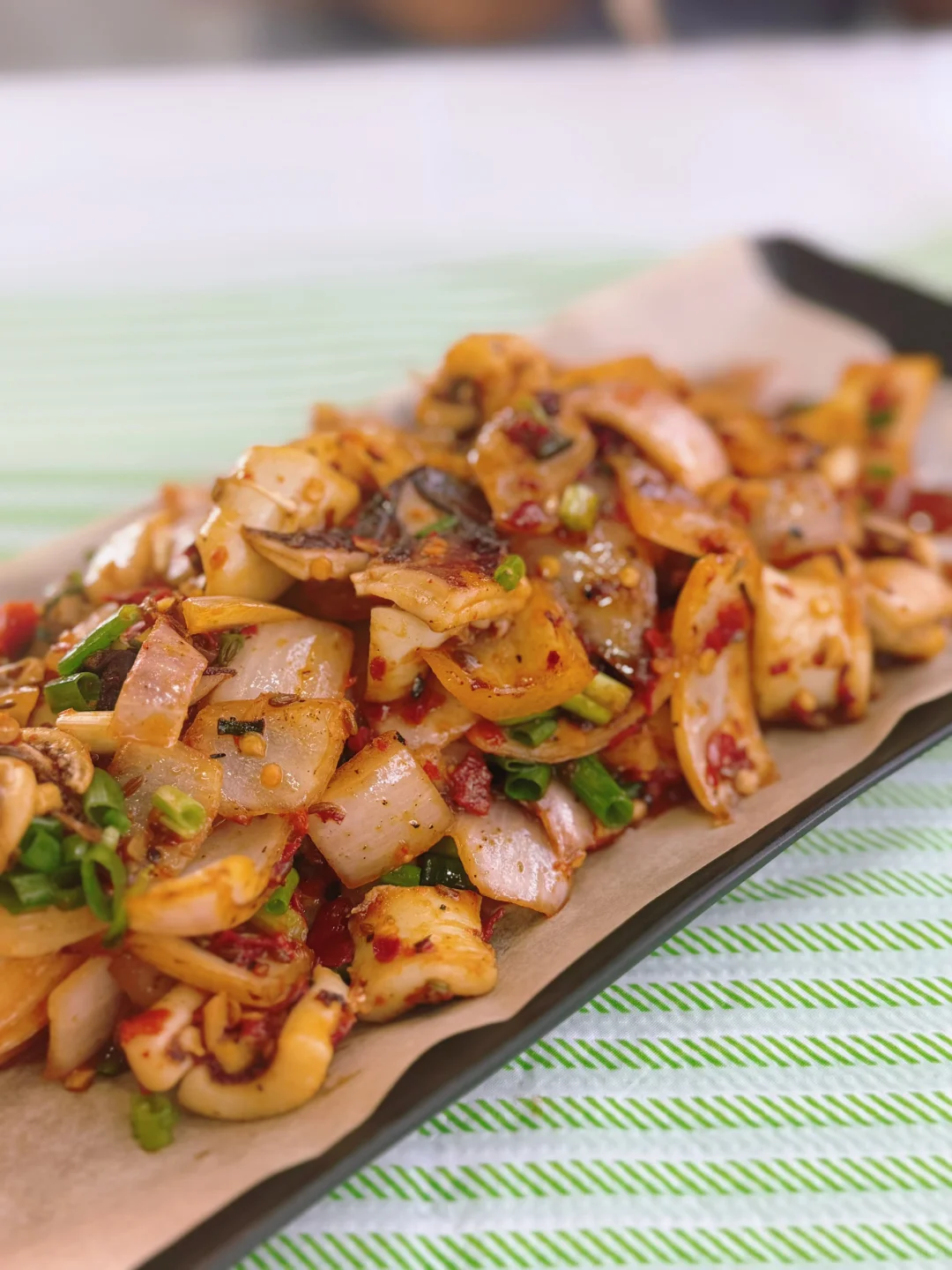 茶子山附近反复去吃的炸炸炸，辣椒好香！