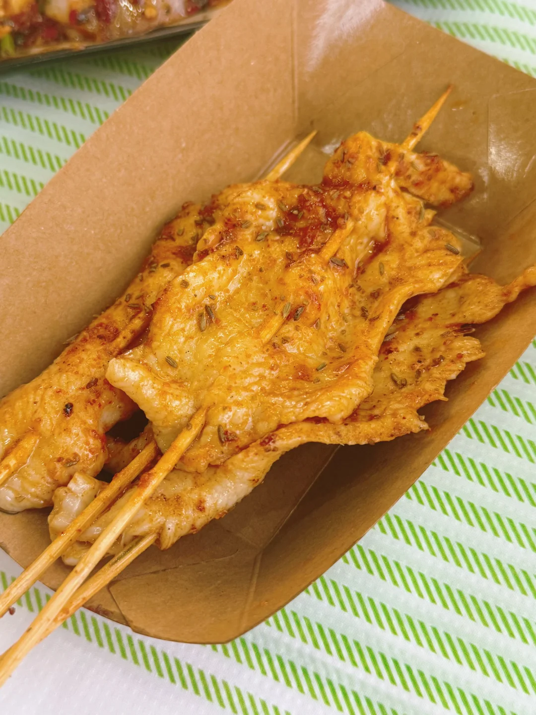 茶子山附近反复去吃的炸炸炸，辣椒好香！