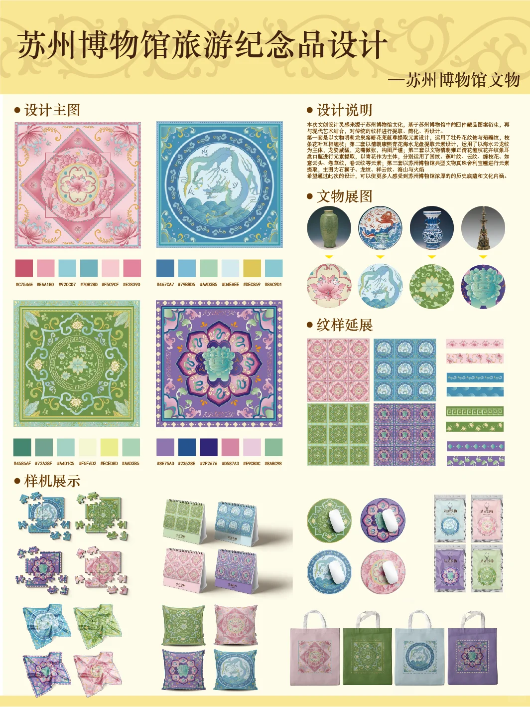 视传毕业设计| 苏州博物馆文物纹样